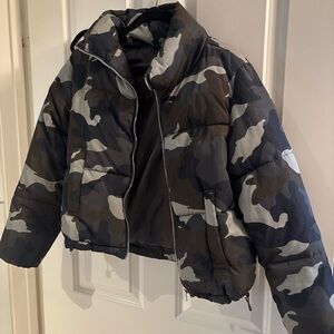 Camouflage Puffer Jacket